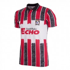Cardiff City Mens Away Retro Soccer Jersey 1993
