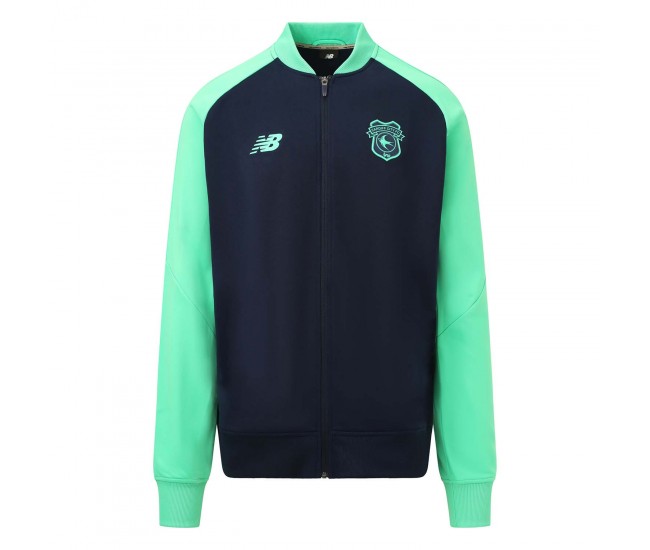 Cardiff City Men's Navy Blue Training Soccer Jacket 2023