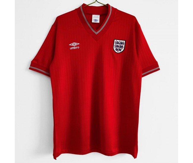England Away Retro Soccer Jersey 1984