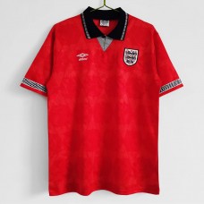 England Away Retro Soccer Jersey 1990 