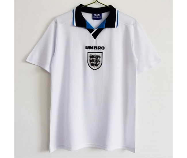 England Home Retro Soccer Jersey 1996 
