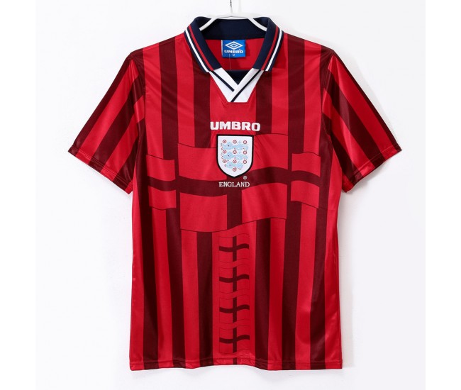 England Men Away Retro Soccer Jersey 1998 England Men Away Retro Soccer Jersey 1998
