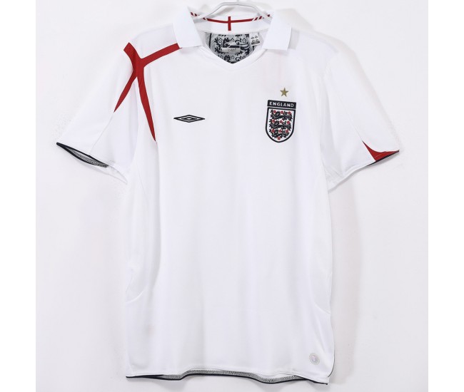England Men Home Retro Soccer Jersey 2006 England Men Home Retro Soccer Jersey 2006