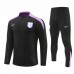 England Mens Black Training Technical Soccer Tracksuit 2024