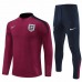 England Mens Red Training Technical Soccer Tracksuit 2023