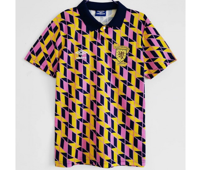 Scotland Third Retro Soccer Jersey 1988