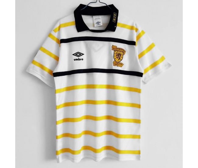 Scotland Away Retro Soccer Jersey 1989