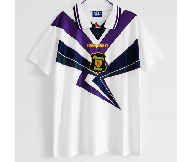 Scotland Away Retro Soccer Jersey 1994