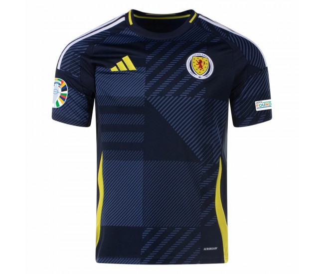 Scotland Adult Euro 2024 Home Soccer Jersey