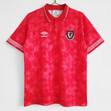 Wales Home Retro Soccer Jersey 1990