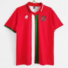 Wales Home Retro Soccer Jersey 1996