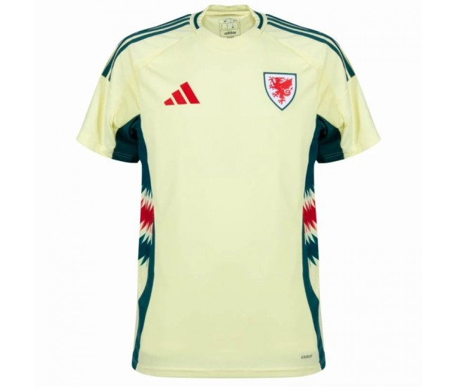 Wales Mens Away Soccer Jersey 2024